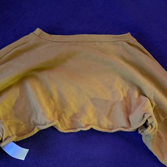 Fashion Nova Yellow Crop Sweater - Picture 6 of 7